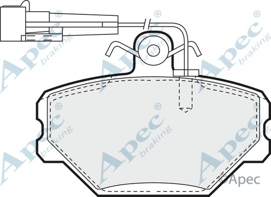 APEC BRAKING Jarrupala, levyjarru PAD874